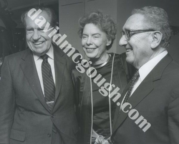Richard Nixon, Jeane Kirkpatrick and Henry Kissinger 1993, NY.jpg